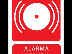 Indicator alarma de incendiu